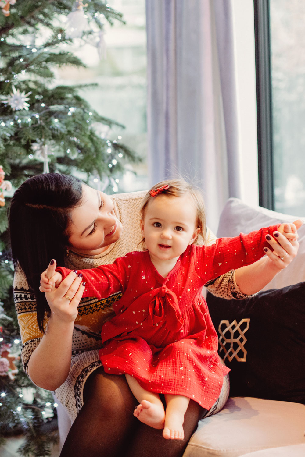 Lifestylowa sesja świąteczna w Waszym domu | Mia