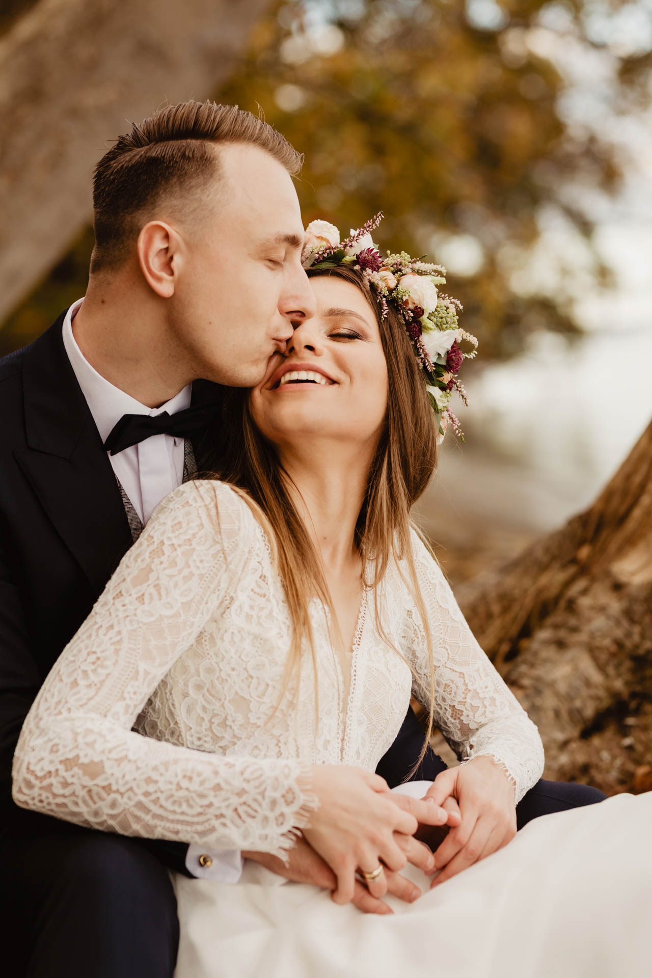 Sesja ślubna w Zamku w Rzucewie nad morzem | Patrycja i Ariel