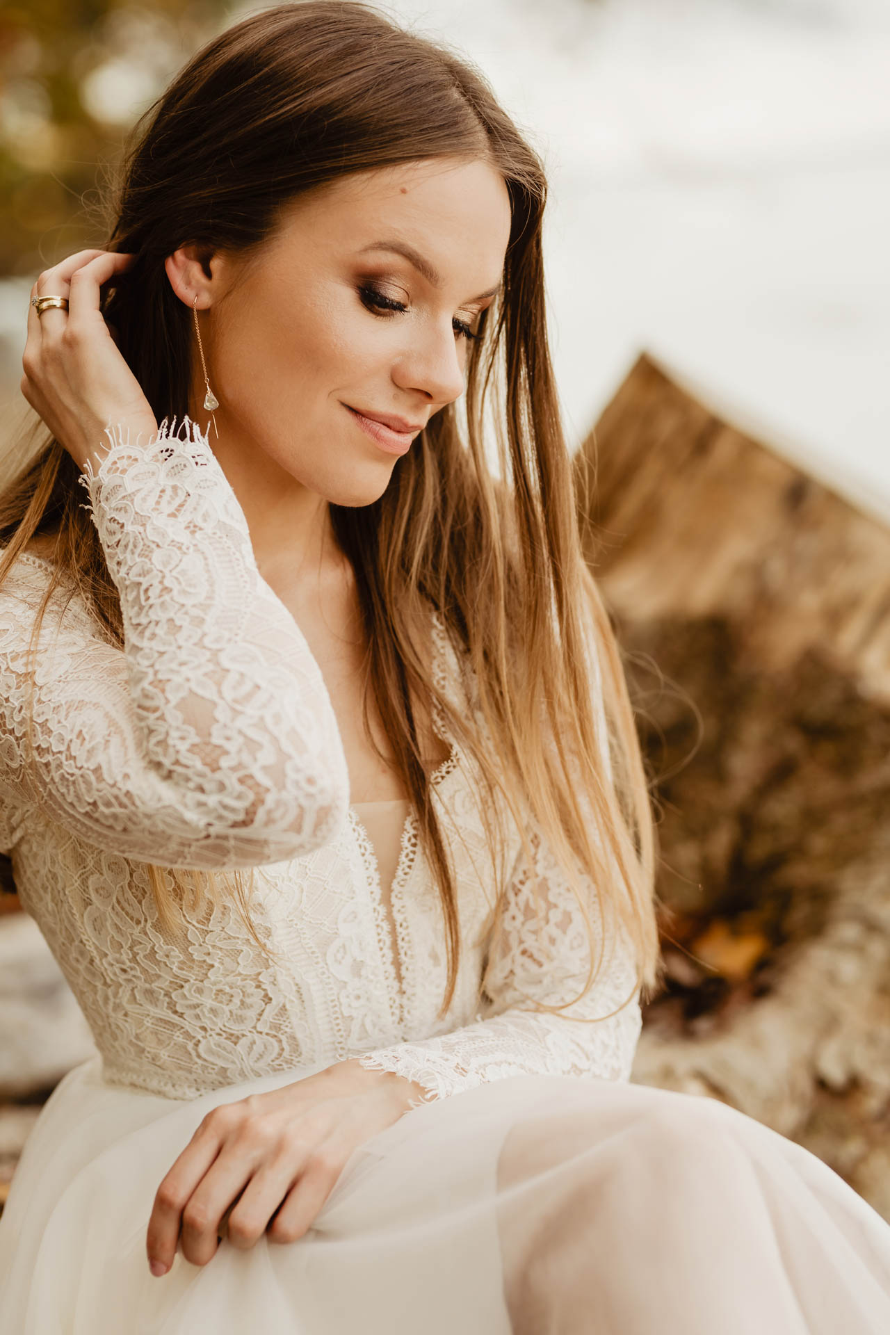 Sesja ślubna w Zamku w Rzucewie nad morzem | Patrycja i Ariel