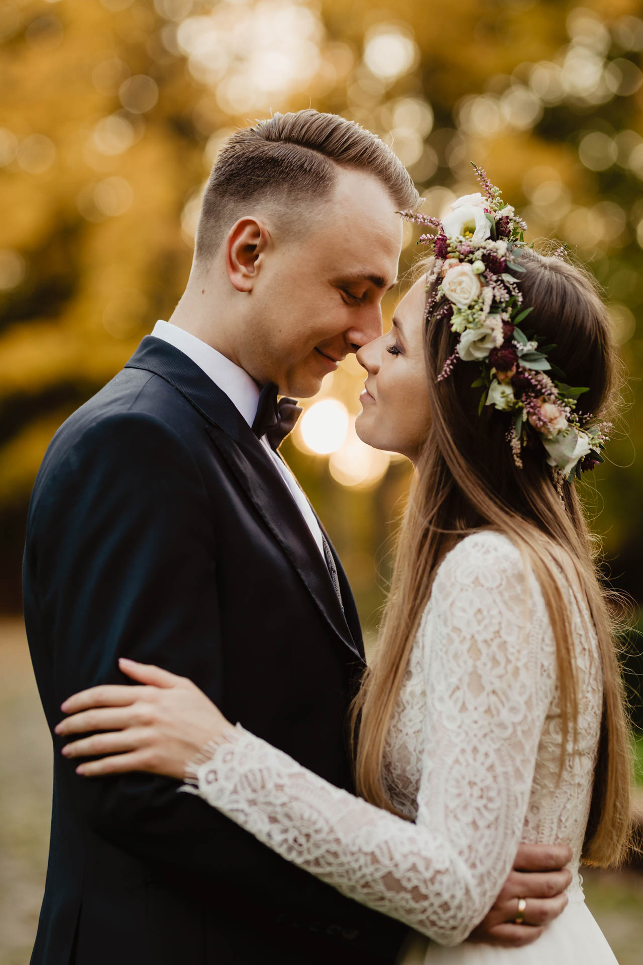 Sesja ślubna w Zamku w Rzucewie nad morzem | Patrycja i Ariel