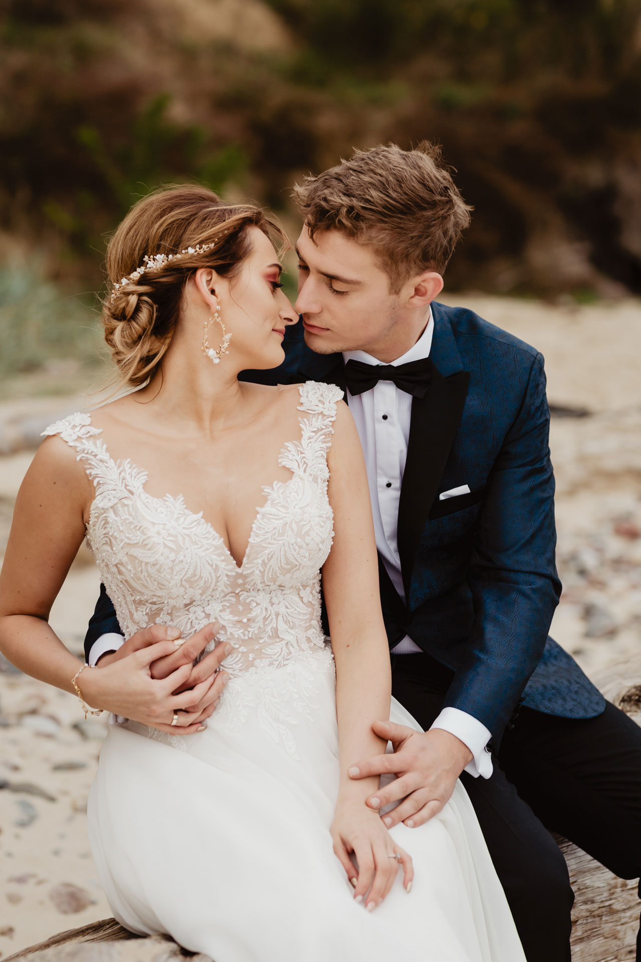 Sesja ślubna nad morzem Patrycji i Arka | Klif Orłowski