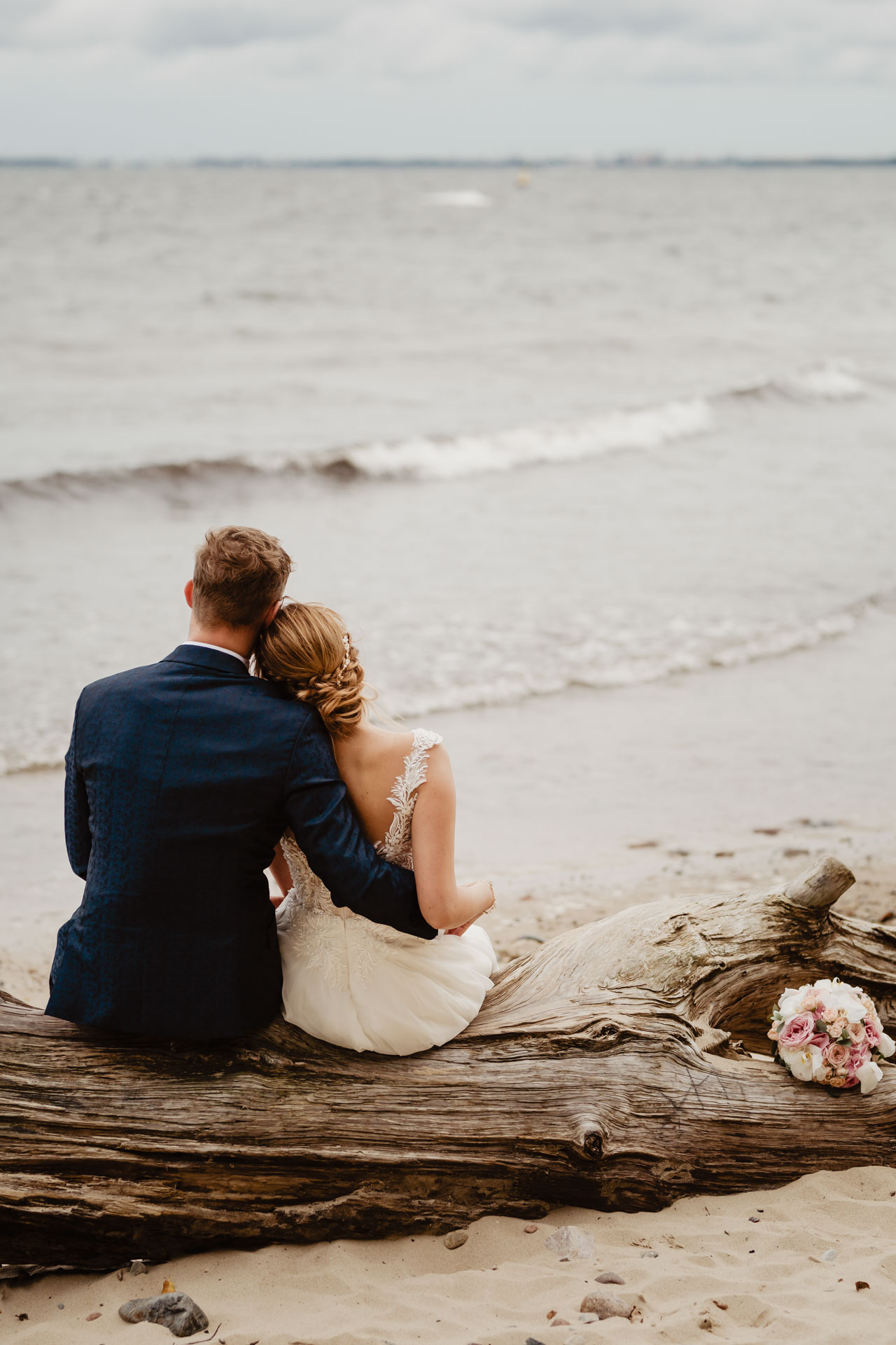 Sesja ślubna nad morzem Patrycji i Arka | Klif Orłowski