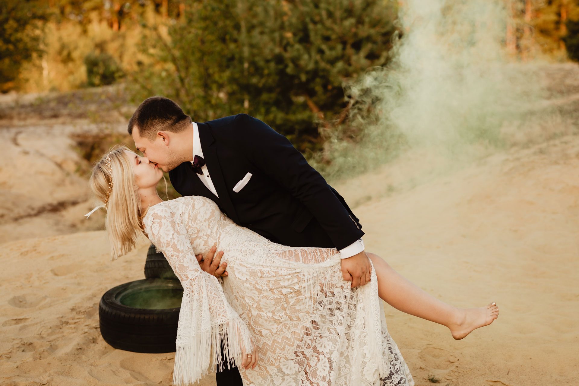 Sesja ślubna w stylu boho | Iga i Dawid