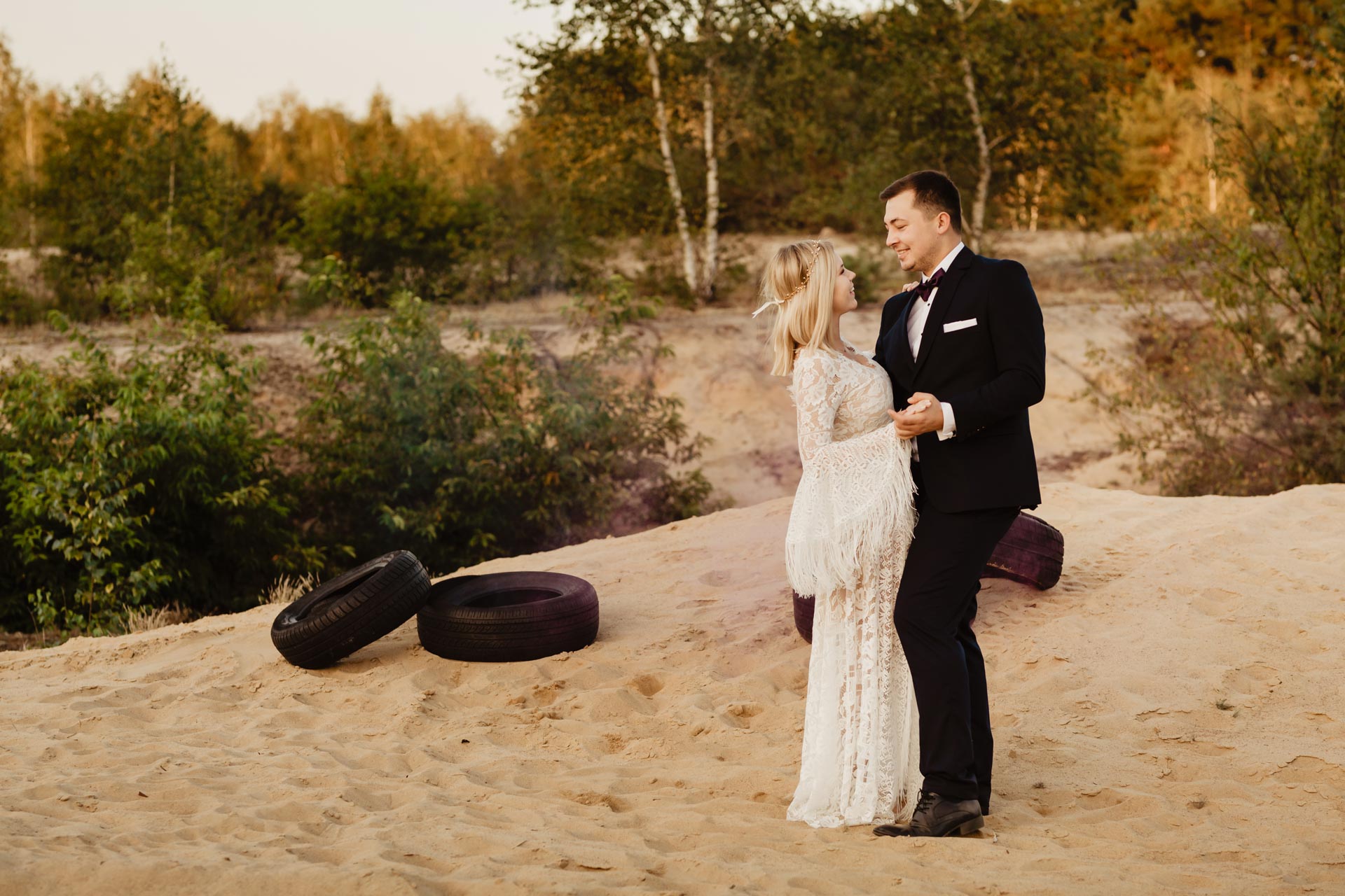 Sesja ślubna w stylu boho | Iga i Dawid