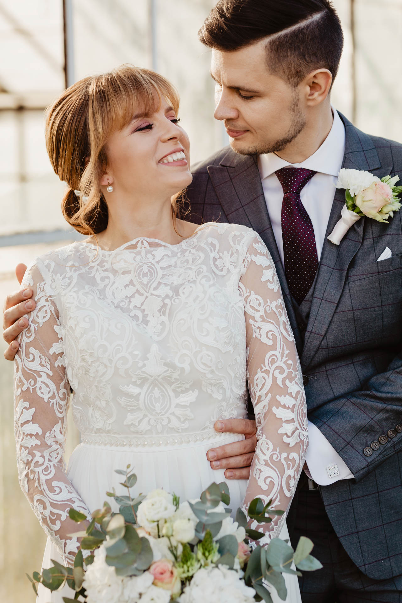 Ślub w czasach pandemii i romantyczna sesja w szklarni | Oliwia i Tomek