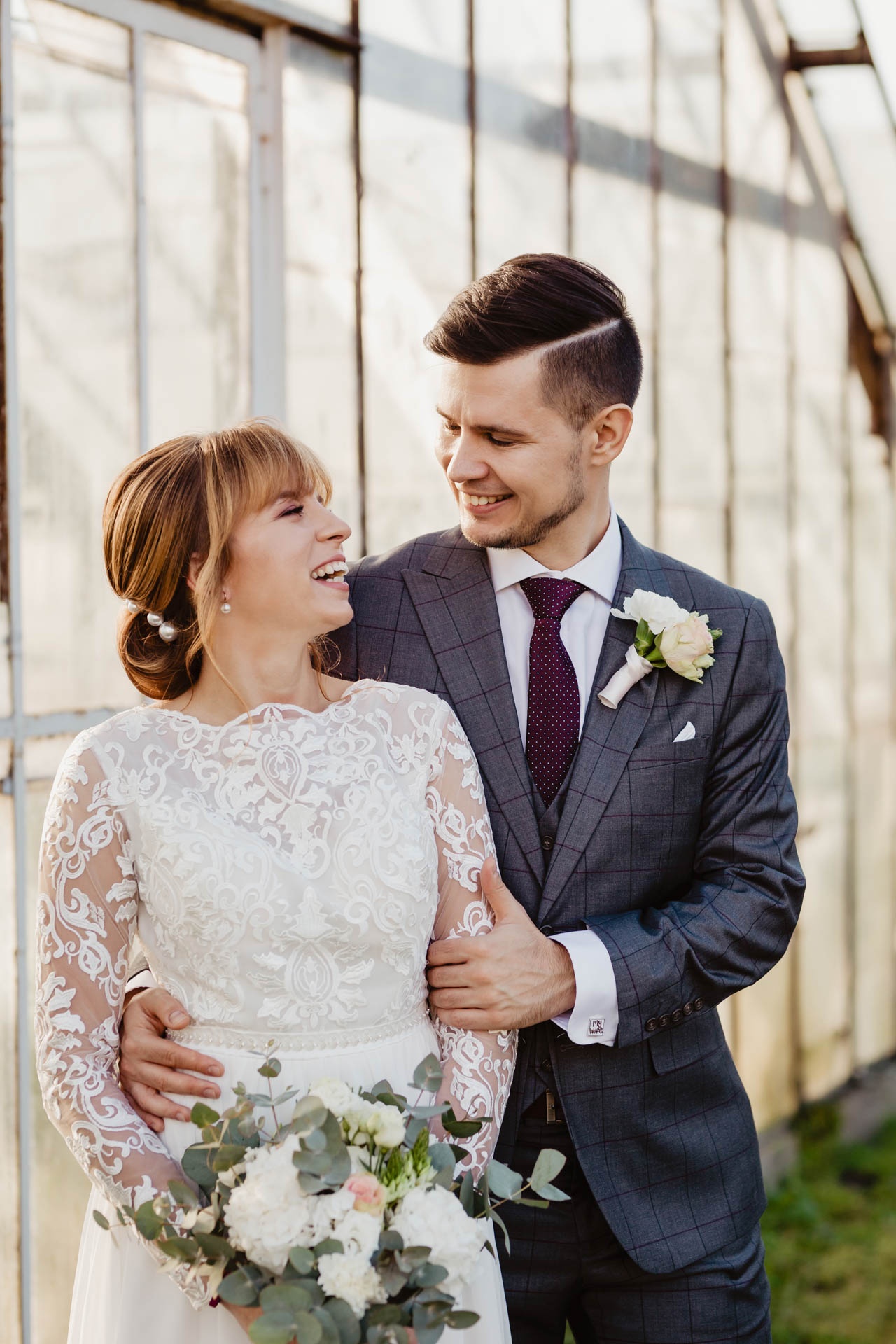 Ślub w czasach pandemii i romantyczna sesja w szklarni | Oliwia i Tomek