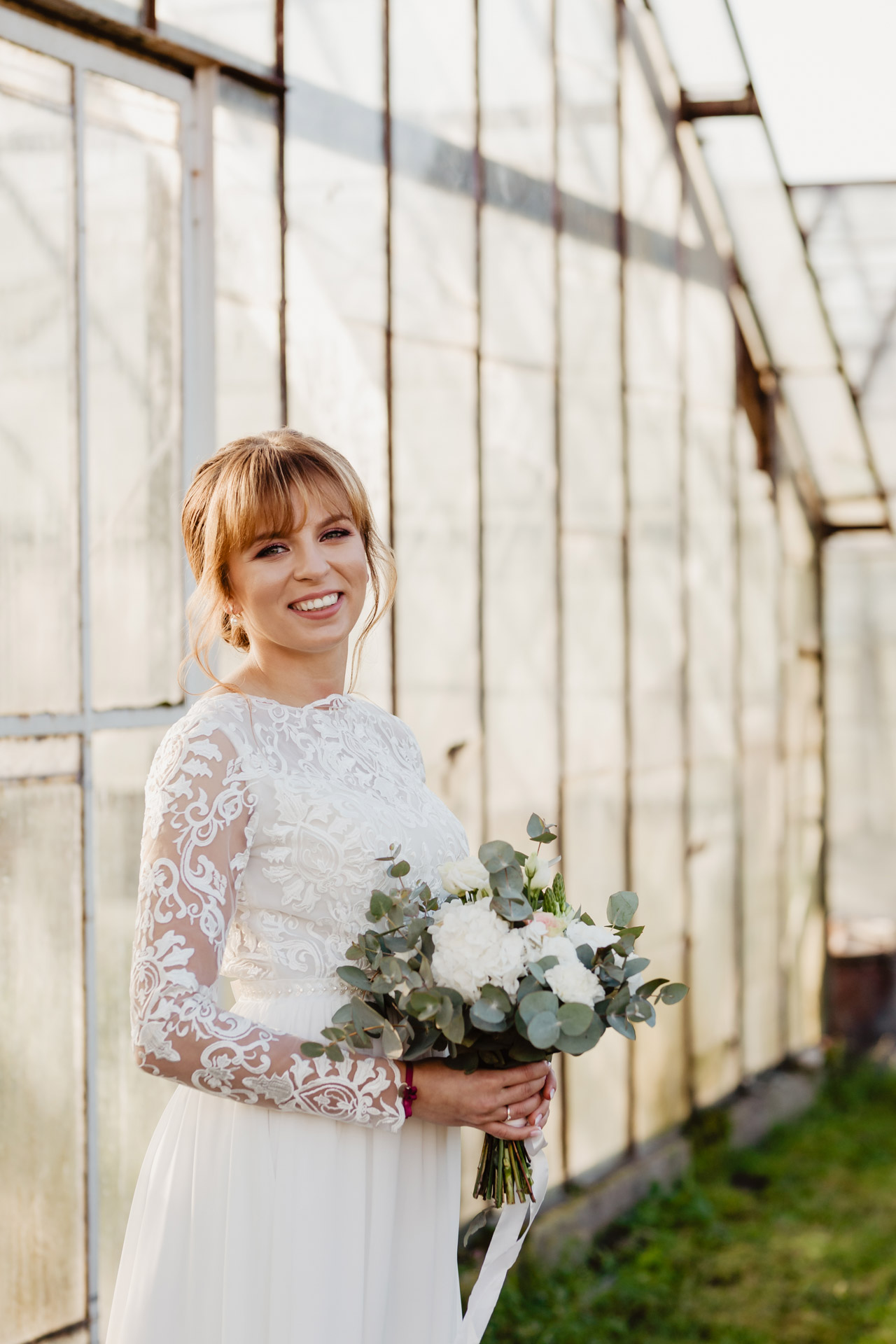 Ślub w czasach pandemii i romantyczna sesja w szklarni | Oliwia i Tomek