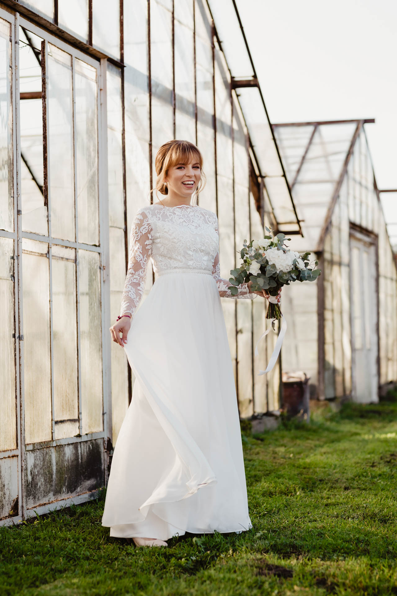 Ślub w czasach pandemii i romantyczna sesja w szklarni | Oliwia i Tomek