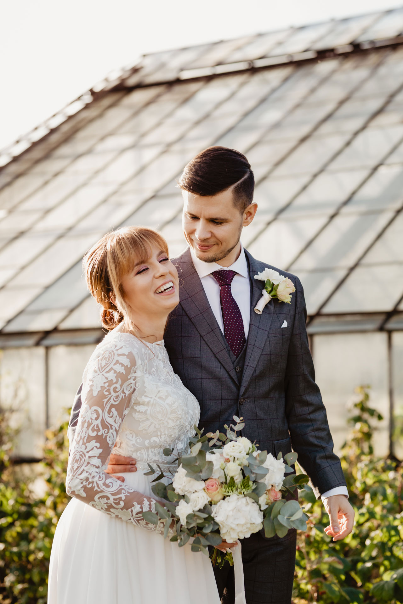 Ślub w czasach pandemii i romantyczna sesja w szklarni | Oliwia i Tomek