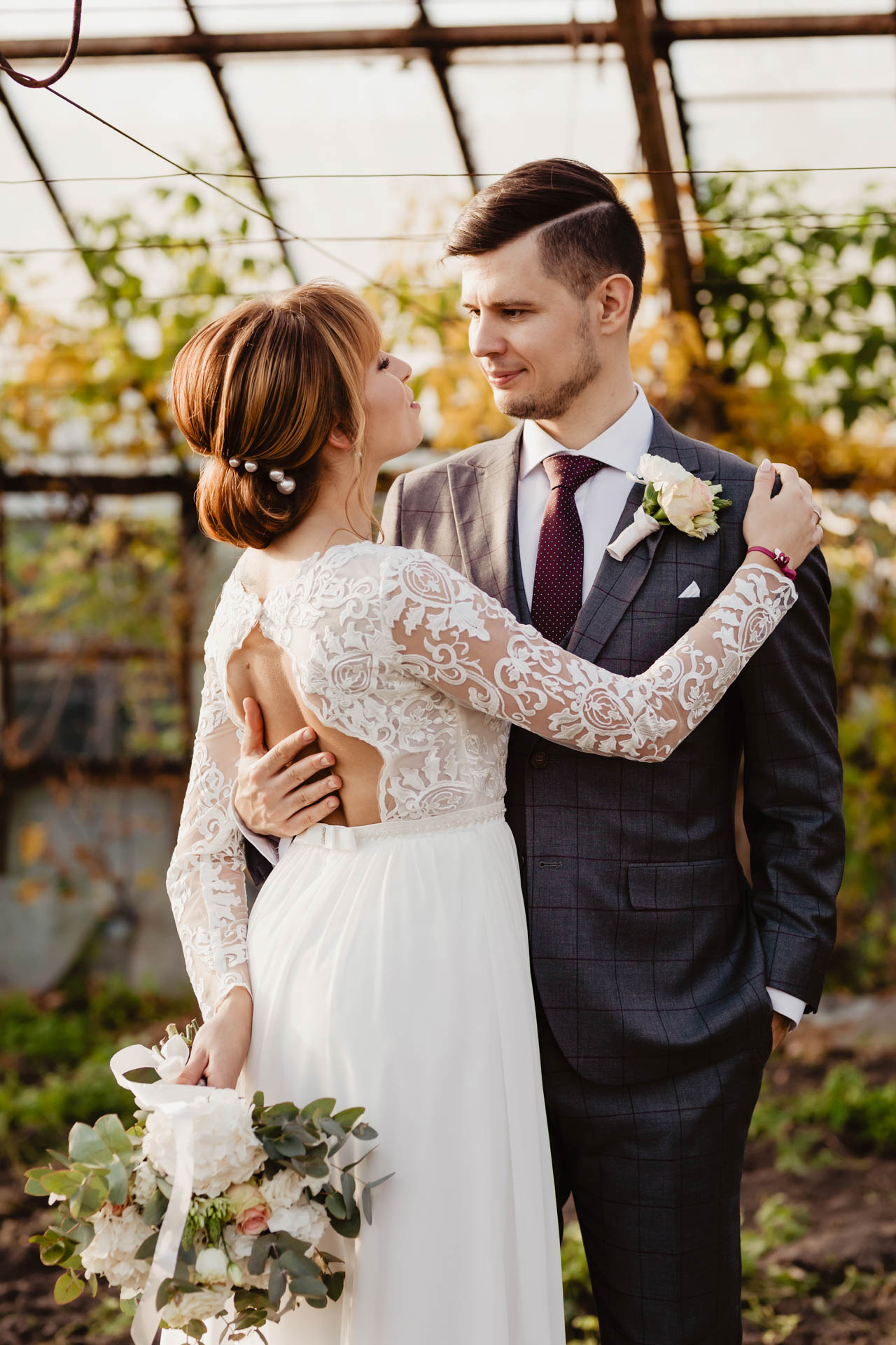 Ślub w czasach pandemii i romantyczna sesja w szklarni | Oliwia i Tomek