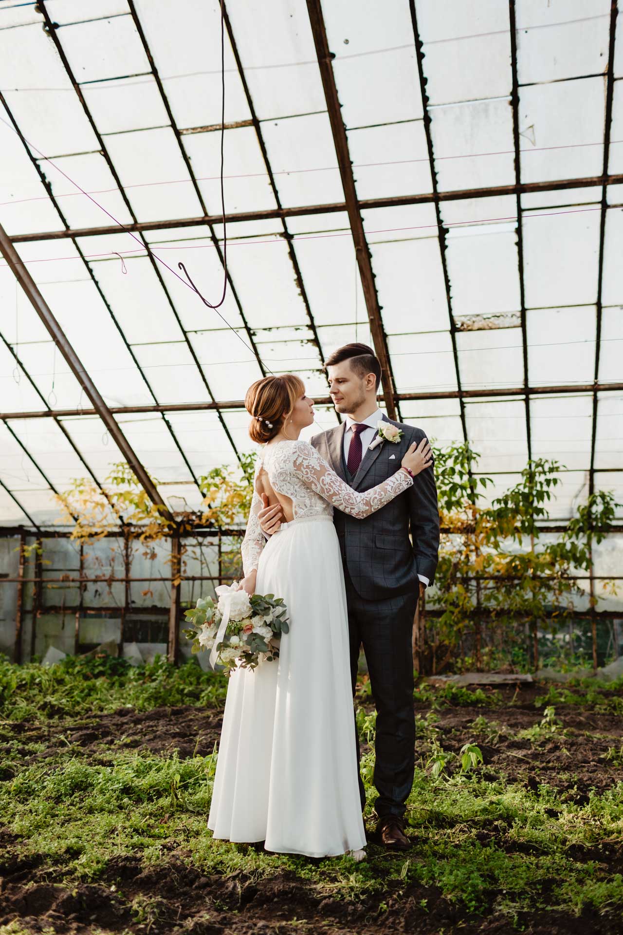 Ślub w czasach pandemii i romantyczna sesja w szklarni | Oliwia i Tomek