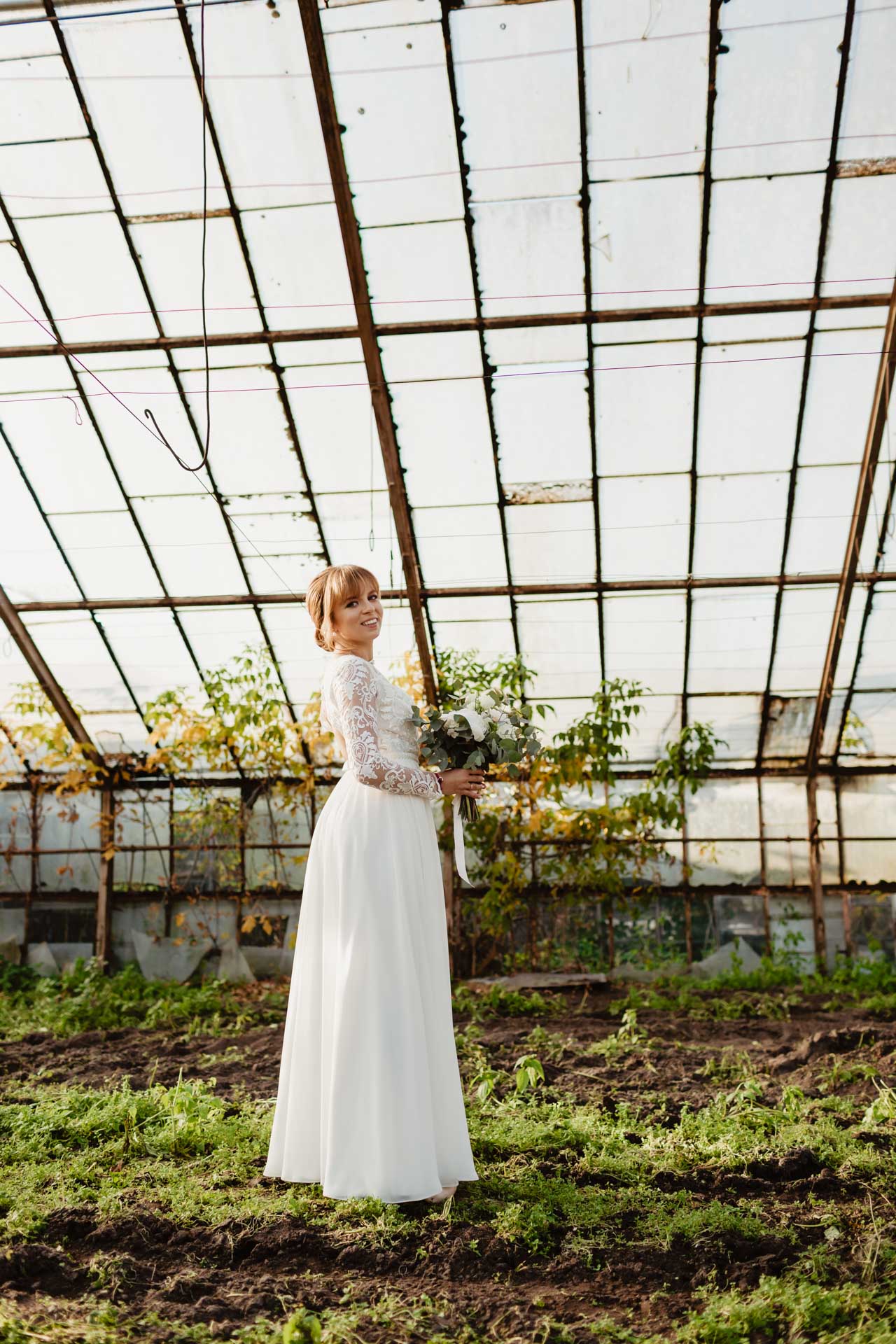 Ślub w czasach pandemii i romantyczna sesja w szklarni | Oliwia i Tomek