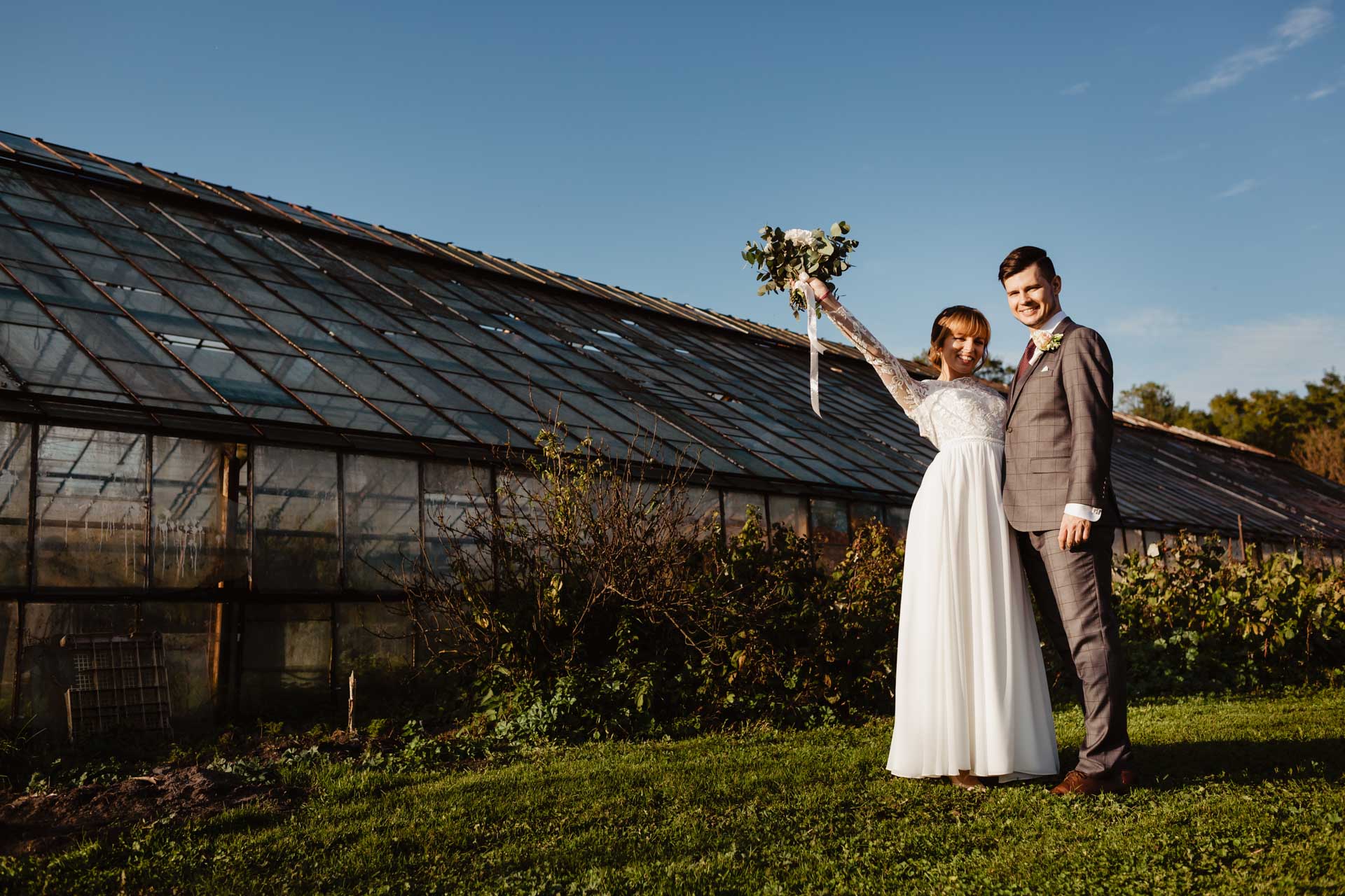 Ślub w czasach pandemii i romantyczna sesja w szklarni | Oliwia i Tomek