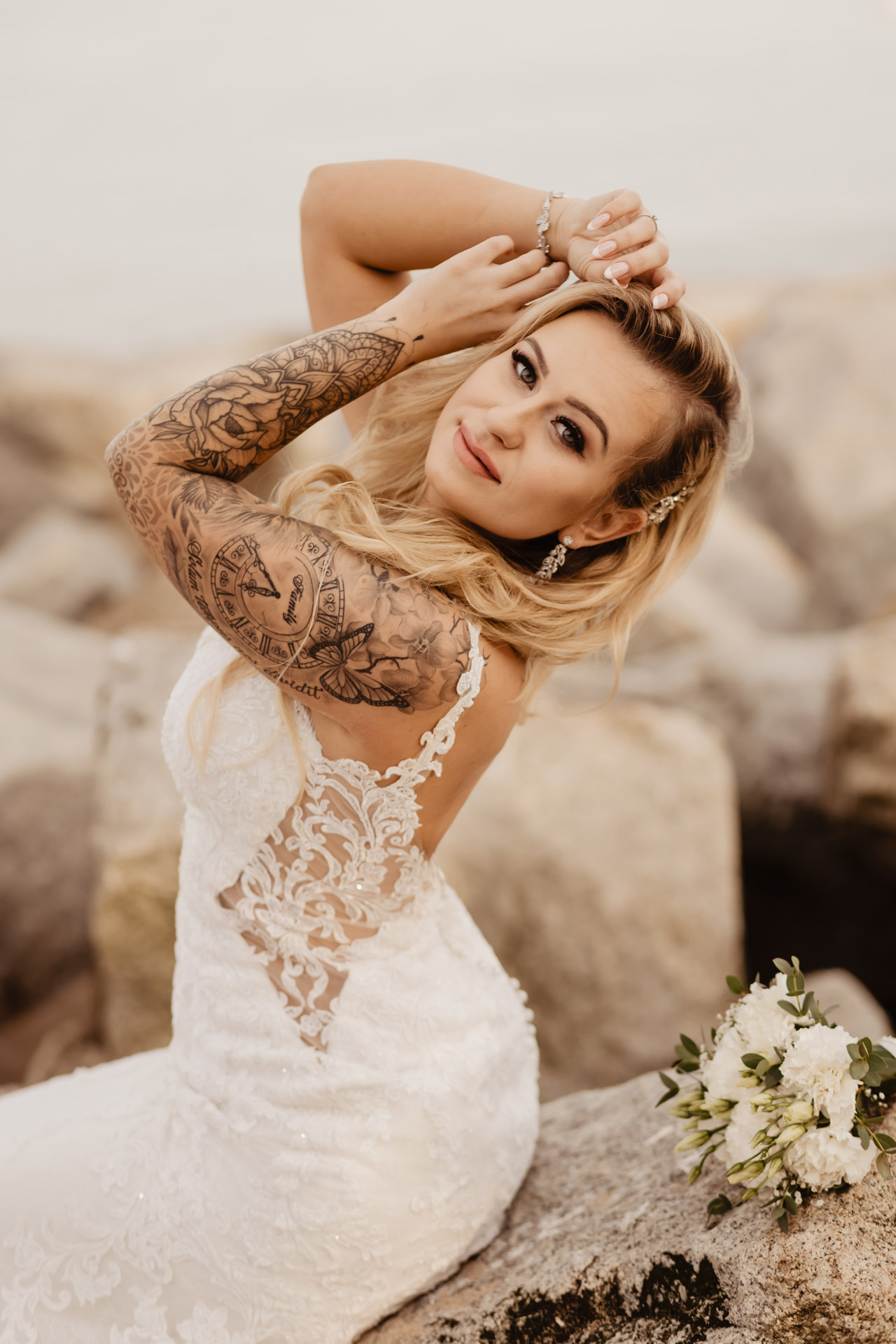 Sesja ślubna nad morzem ze zwierzakami | Klaudia i Piotrek