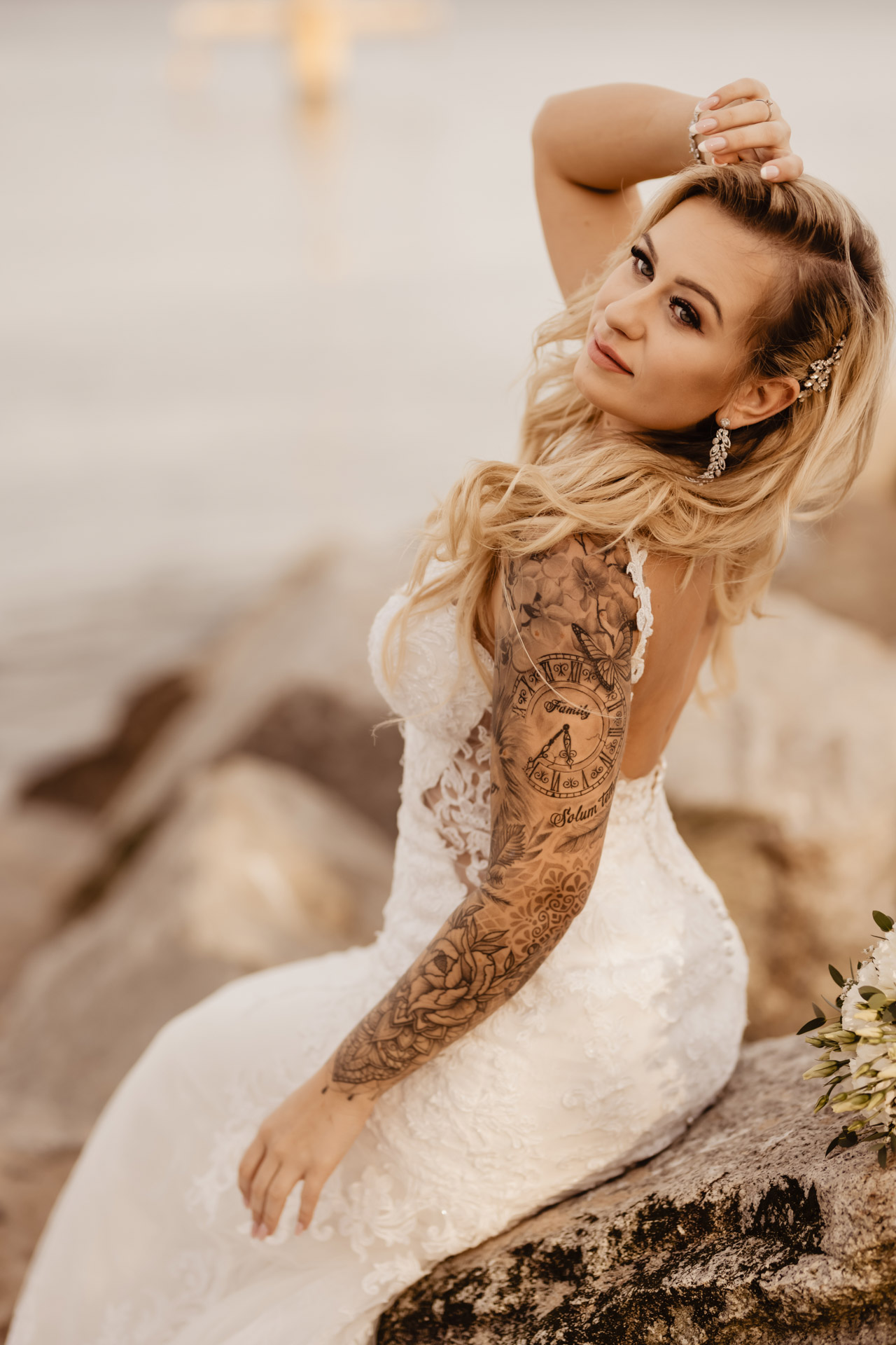 Sesja ślubna nad morzem ze zwierzakami | Klaudia i Piotrek