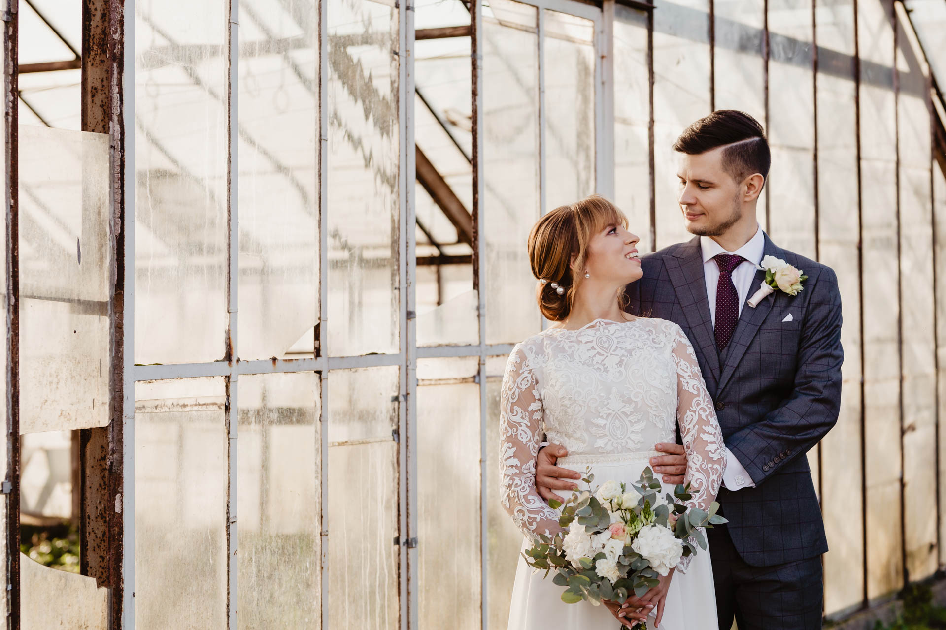 Ślub w czasach pandemii i romantyczna sesja w szklarni | Oliwia i Tomek